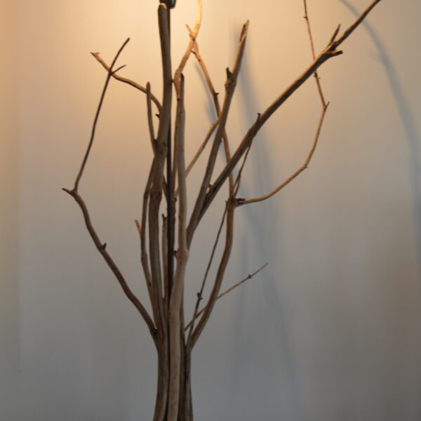 PHILOMÈNE - Luminaire en bois avec douille noire