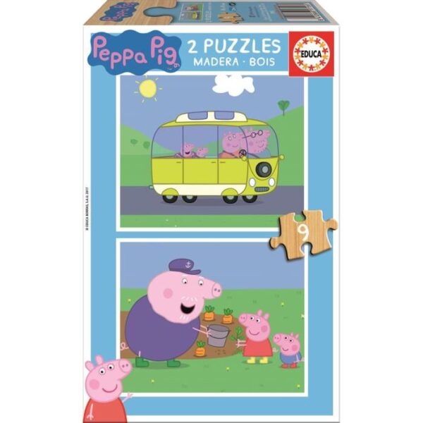 Puzzle Bois Peppa Pig