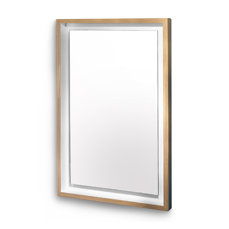 Miroir rectangulaire bois